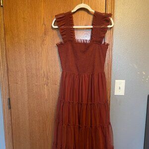 Baltic Born Emma Smocked Tulle Dress